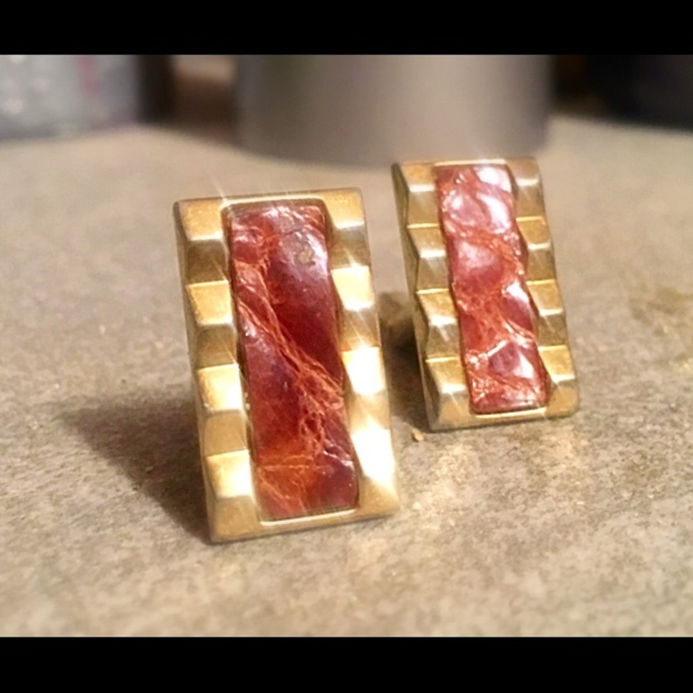 Vintage gold cufflinks